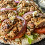 Deliciously arranged sheet pan chicken and mixed vegetables, showcasing their freshness.