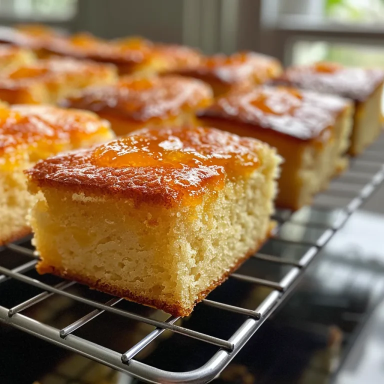 Juicy Easy Yogurt Cake with a vibrant apricot jam glaze, displayed attractively on a rustic table.
