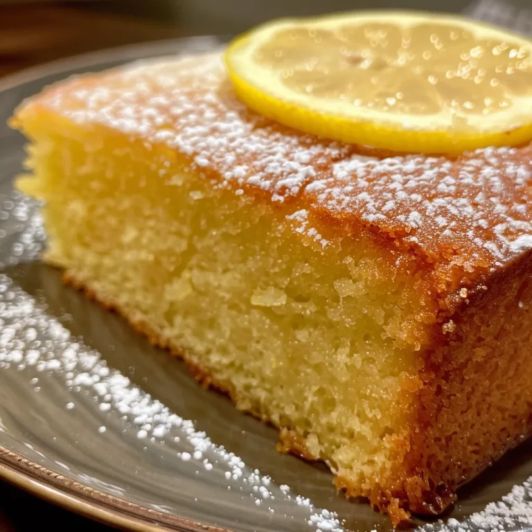 Juicy Italian Lemon Olive Oil Cake displayed on a plate, highlighting its fluffy interior and lemon zest.