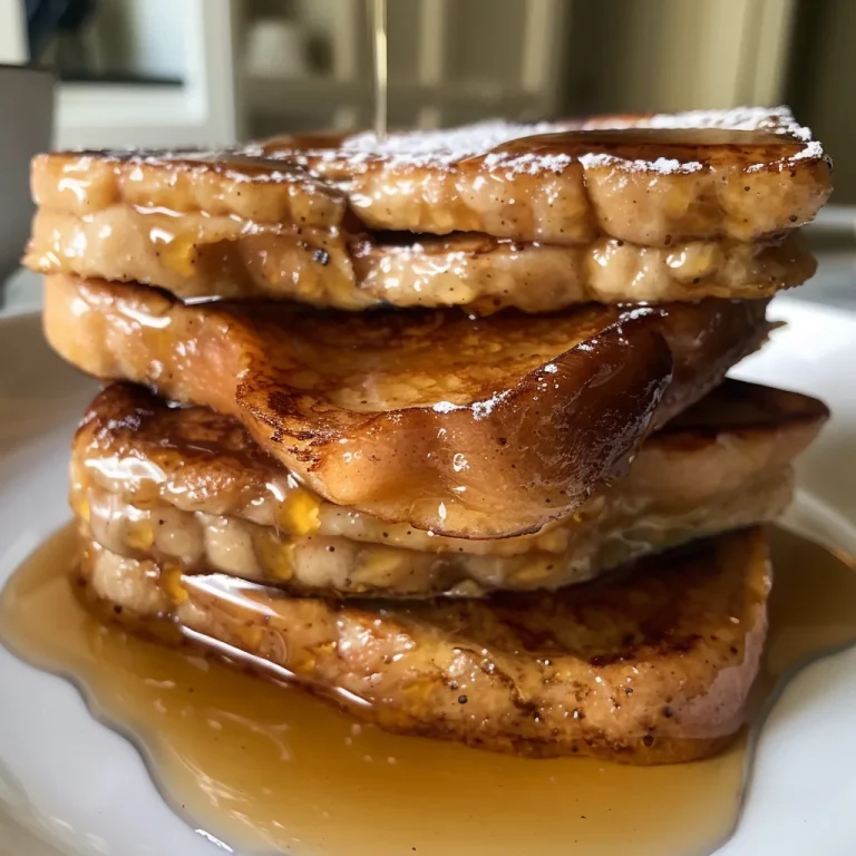 Detailed image of Protein French Toast with cinnamon and protein powder ingredients.