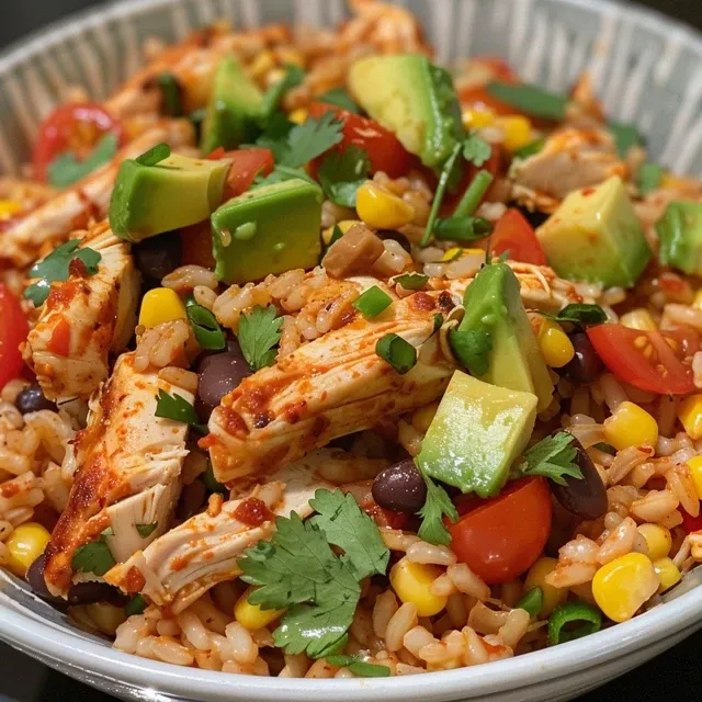 A side view of a bowl filled with vibrant Lemon Rice Salad, showcasing lemon zest and Parmesan.
