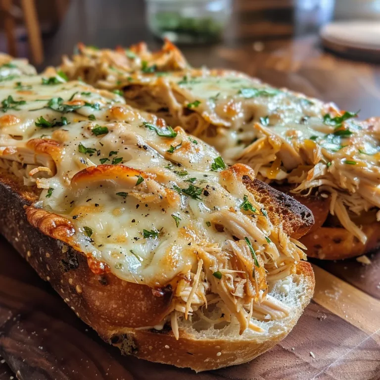 Close-up view of a crispy chicken garlic sandwich on thick sourdough bread, showcasing melted cheese and garnishes.