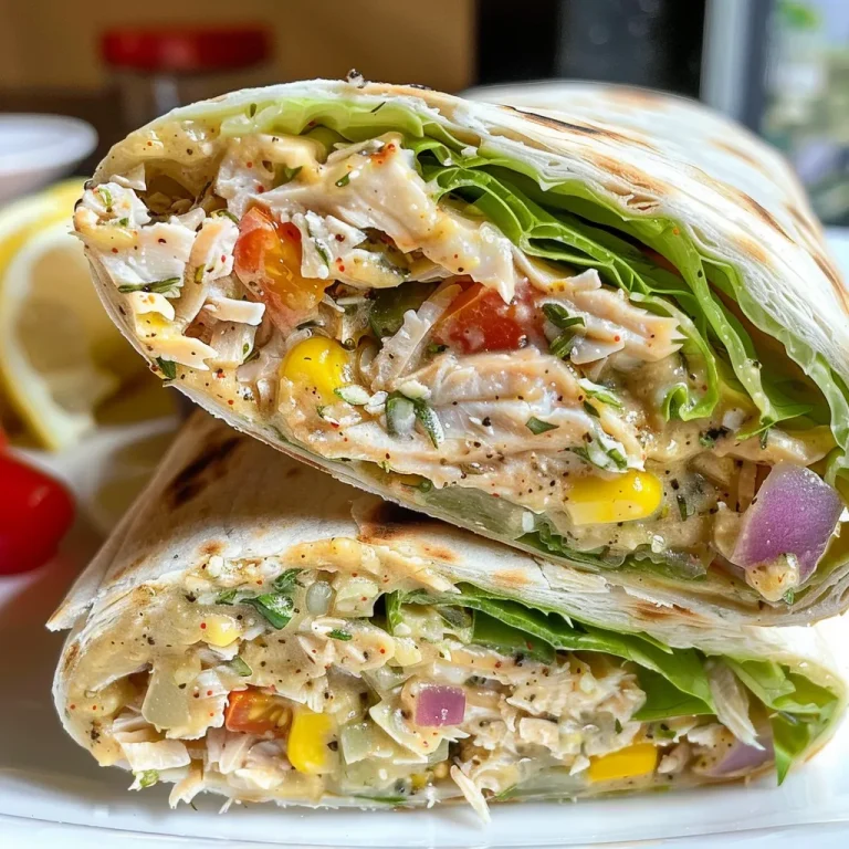 Quick and Delicious Your New Favorite Healthy Tuna Melt Wrap Close-up view of a healthy tuna melt wrap filled with colorful ingredients.