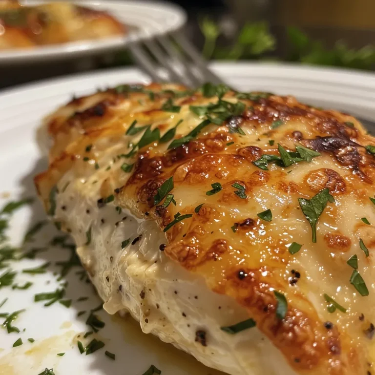 Close-up of juicy, cooked chicken breast seasoned to perfection.