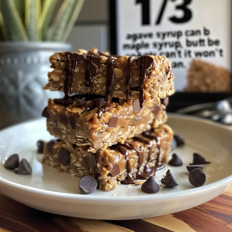 Close-up of No-Bake Chocolate Peanut Butter Oatmeal Bars with a glossy chocolate layer.
