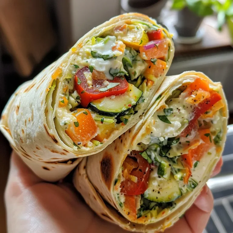 A close-up view of delicious vegetarian wraps filled with colorful vegetables and grilled cheese.