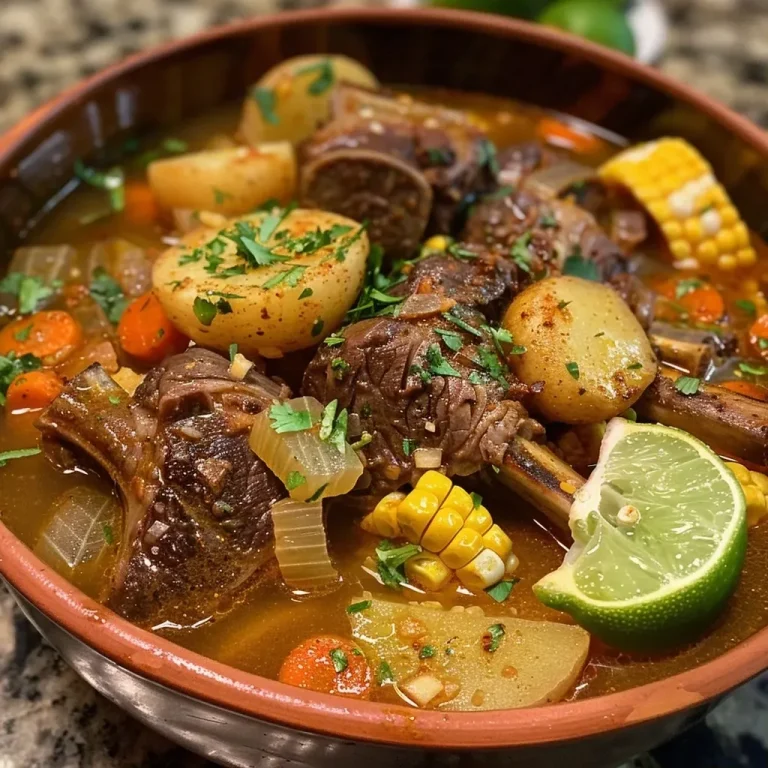 ['Side view of a steaming bowl of Caldo de Res with vibrant vegetables and beef.', 'Close-up of hearty Mexican beef soup featuring chunks of beef shank and fresh veggies.', 'Bowl of Caldo de Res showcasing tender beef, corn, and colorful vegetables in broth.', 'Delicious Caldo de Res soup with beef, potatoes, and cabbage, served in a rustic bowl.']