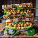 ['Close-up view of a colorful chickpea salad with diced vegetables and herbs.', 'Side view of a vibrant chickpea salad featuring cucumbers, bell peppers, and cherry tomatoes.', 'Juicy chickpea salad with fresh ingredients arranged in a bowl, showcasing its textures.', 'Detailed shot of a fresh chickpea salad, highlighting the mix of legumes and vegetables.']
