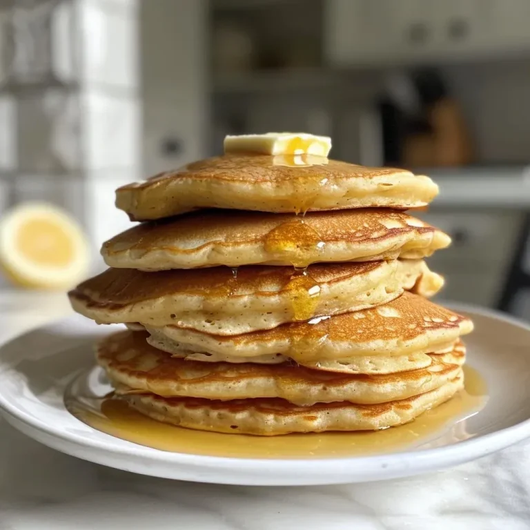 ['Close-up view of fluffy, eggless pancakes stacked on a plate with syrup drizzled on top.', 'Side view of golden, fluffy eggless pancakes topped with fresh berries and a dollop of whipped cream.', 'Fluffy eggless pancakes served on a white plate, showcasing their light texture and delicious toppings.', 'A mouthwatering display of eggless pancakes with a sprinkle of powdered sugar and syrup in the background.']