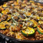['Close-up view of a Ground Beef Zucchini Bake, showcasing layers of meat and cheese.', 'Side view of a slice of Ground Beef Zucchini Bake, highlighting the ingredients and textures.', 'Juicy Ground Beef Zucchini Bake on a plate, with visible zucchini, cheese, and ground beef.', 'A portion of Ground Beef Zucchini Bake, emphasizing the golden melted cheese and colorful vegetables.']