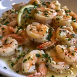 ['Close-up of a healthy shrimp scampi dish with vibrant garnishes.', 'Side view of shrimp scampi, showcasing juicy shrimp and fresh herbs.', 'Detailed image of shrimp scampi with garlic and lemon zest, served in a bowl.', 'Colorful shrimp scampi displaying plump shrimp, garlic, and parsley.']