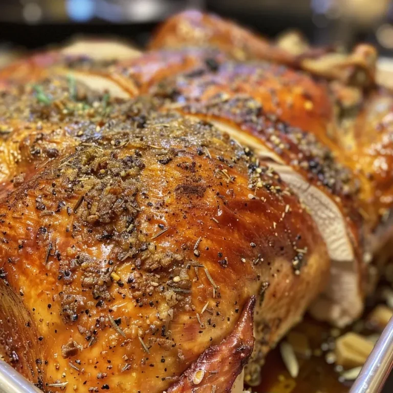 ['Close-up view of juicy smoked turkey thighs garnished with herbs.', 'Side profile of succulent smoked turkey thighs with crispy skin.', 'Detailed shot of smoked turkey thighs glistening with olive oil and balsamic.', 'Enhanced image of flavorful smoked turkey thighs ready to serve.']