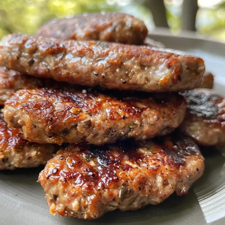 ['Close-up side view of a juicy Turkey Breakfast Sausage, showcasing its crispy texture.', 'Detailed shot of a Turkey Breakfast Sausage, highlighting its appealing brown color and juicy interior.', 'Artistic side view of a succulent Turkey Breakfast Sausage, emphasizing its deliciousness.', 'Close-up view of a Turkey Breakfast Sausage with a focus on its glistening surface.']