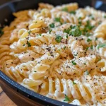 ['Close-up of Lazy Cheesy Garlic Pasta with creamy sauce and garlic cloves.', 'Side view of a bowl filled with Lazy Cheesy Garlic Pasta garnished with parsley.', 'Juicy pasta dish featuring melted cheese and finely minced garlic.', 'Delicious Lazy Cheesy Garlic Pasta displayed on a rustic plate.']