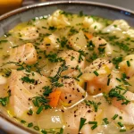 ['Close-up of a bowl of Norwegian fish soup with visible salmon chunks and colorful vegetables.', 'Side view of a creamy Norwegian fish soup garnished with dill and served in a rustic bowl.', 'Juicy Norwegian fish soup featuring salmon, leeks, and cauliflower in a rich broth.', 'Tasty fish soup with fresh ingredients, showing the vibrant colors of vegetables and fish.']