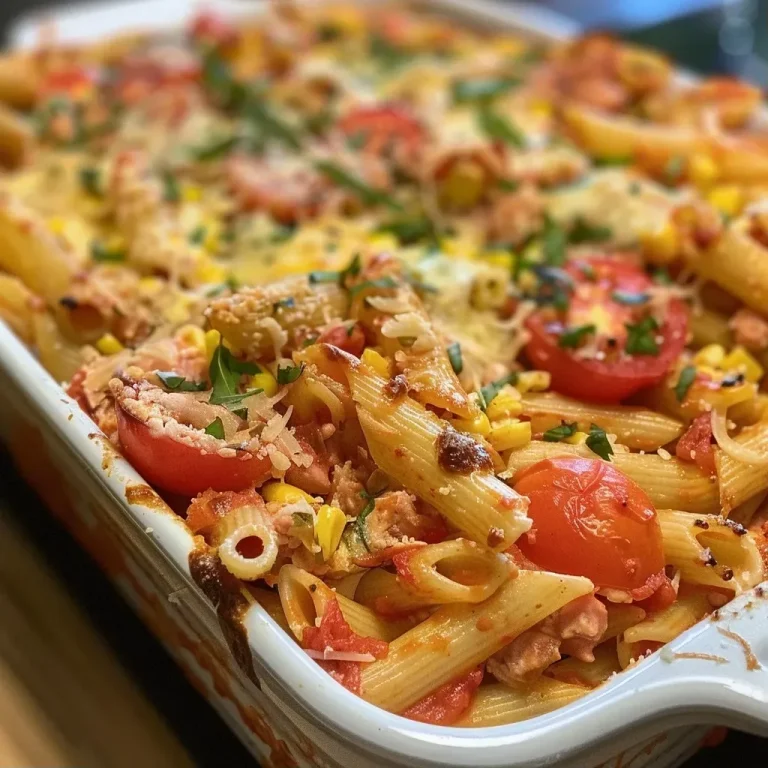['Close-up view of a creamy Tuna Pasta Bake topped with melted cheese and fresh basil.', 'Side view of a delicious Tuna Pasta Bake, showcasing pasta, tuna, and colorful toppings.', 'Juicy Tuna Pasta Bake with a golden cheese crust, garnished with chopped basil leaves.', 'Appetizing Tuna Pasta Bake in a baking dish, featuring pasta, tuna, and fresh ingredients.']