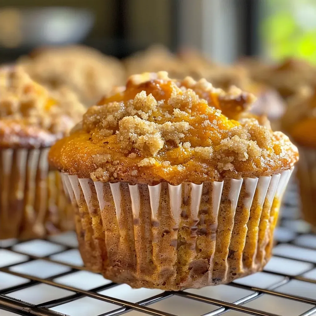 Juicy Butternut Squash Muffins displayed with a warm, inviting color.