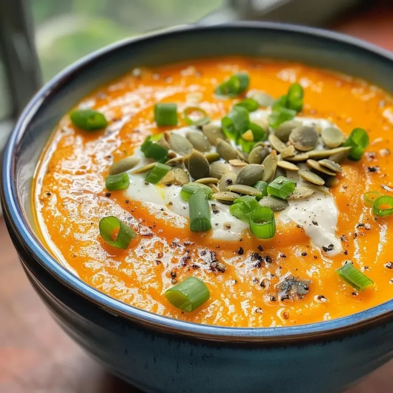 Embrace the Warmth: A Cozy Butternut Squash Soup Recipe for Any Day Creamy butternut squash soup in a bowl with a smooth texture and garnished with herbs.