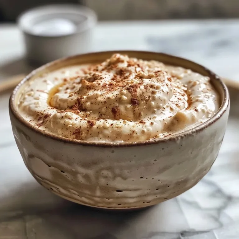 Close-up view of a creamy chai latte dip served with sliced apples.