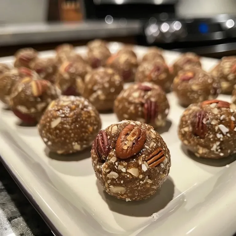 Energize Your Day with Chai Spiced Energy Bites Close-up view of Chai Spiced Energy Bites arranged on a white surface.