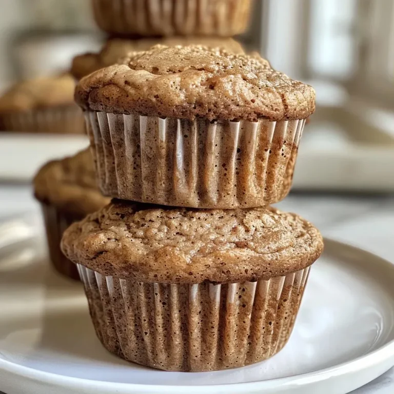 A close-up side view of gluten-free chai muffins, showcasing their texture and moistness.