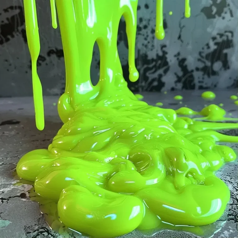 Spooktacular Halloween Slime: A Fun DIY Project for All Ages Close-up of a vibrant green Halloween slime in a cauldron.