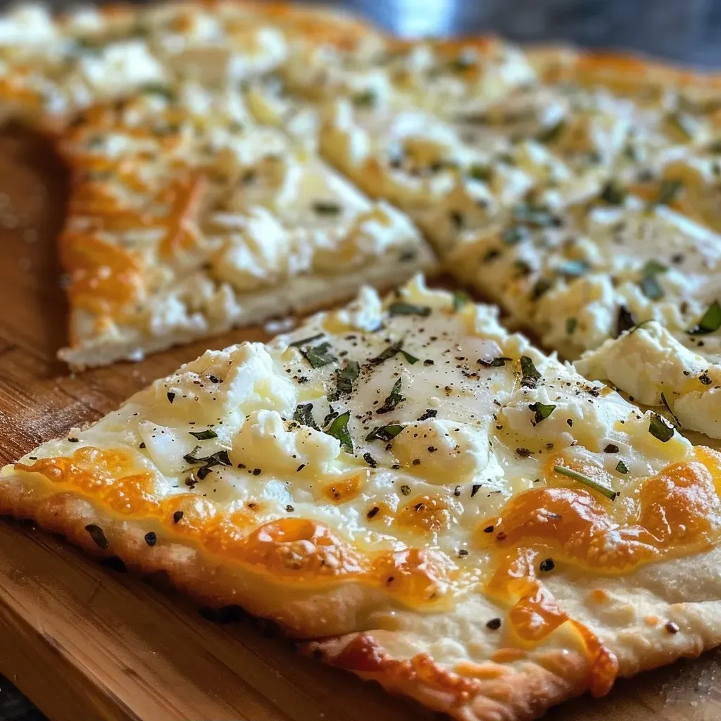 Side view of a fluffy, high-protein flatbread showcasing its texture and ingredients.