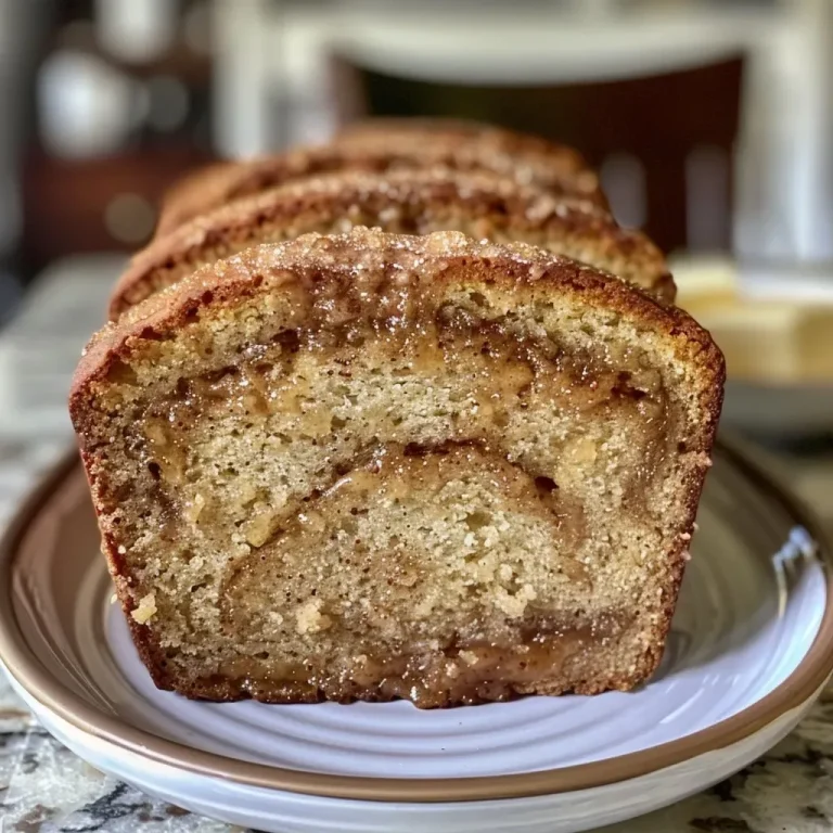 Warm Up Your Kitchen with This Irresistible Maple Cinnamon Loaf Close-up side view of a moist maple cinnamon loaf with a golden-brown crust.