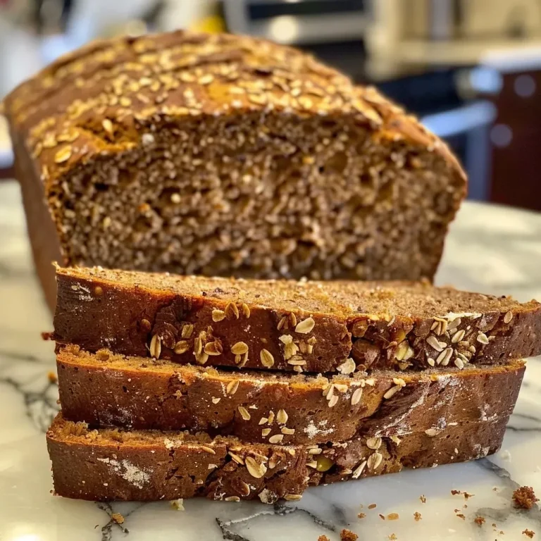 Embrace the Warmth: Baking Pain d’Épices for Cozy Moments Close-up side view of a slice of Pain d'épices, showcasing its rich texture and spices.