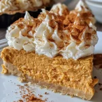 A close-up view of creamy pumpkin spread in a bowl with a spoon.