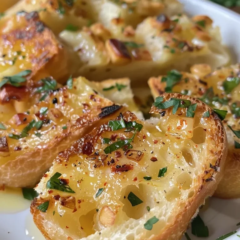 Elevate Your Dishes with Homemade Roasted Garlic Cowboy Butter Close-up of creamy roasted garlic cowboy butter with herbs and spices.