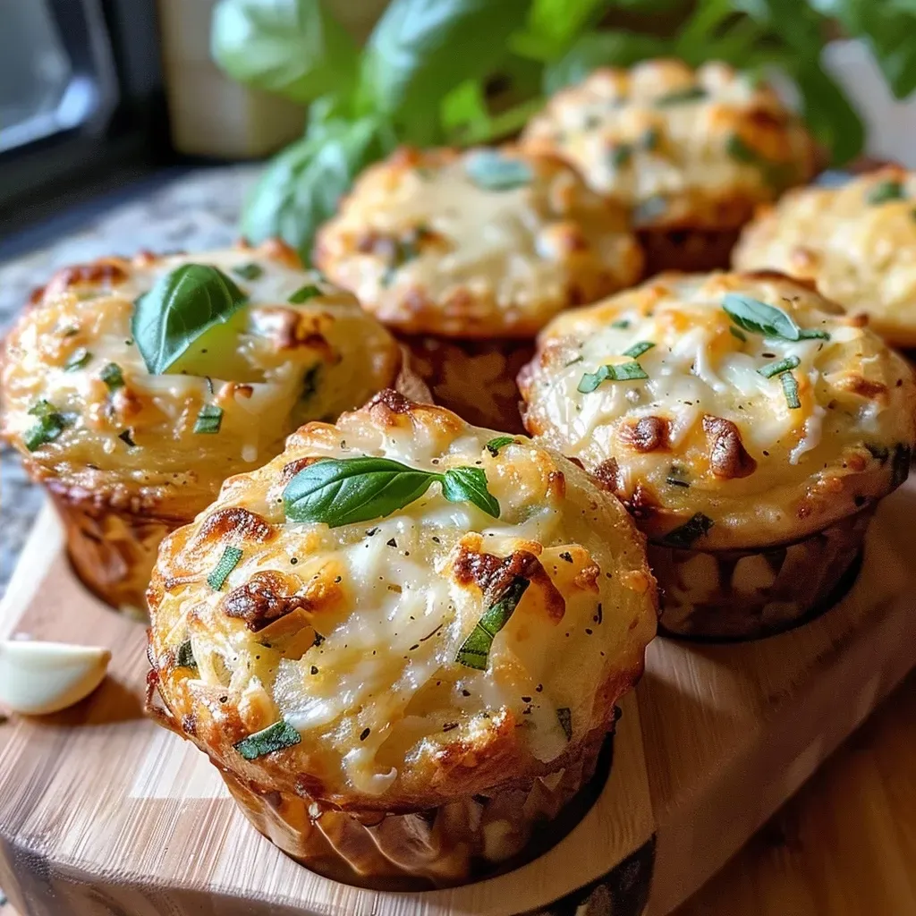 Juicy cheese muffins featuring rich ingredients like mushrooms and jalapeno.