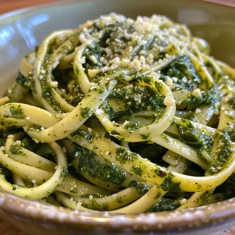 10-Minute Spinach Pasta Sauce (Easy)