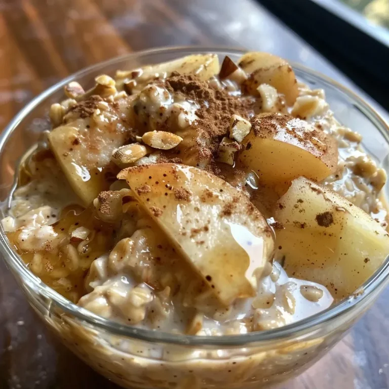Apple Pie Overnight Oats