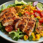 Creamy High Protein Chicken Street Corn Salad You'll Love