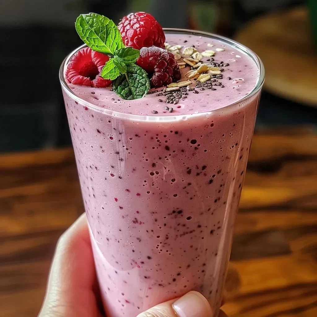Easy Berry Oat Milk Breakfast Smoothie Recipe for Busy Mornings