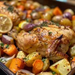 Easy One-pan Roast Chicken and Vegetables