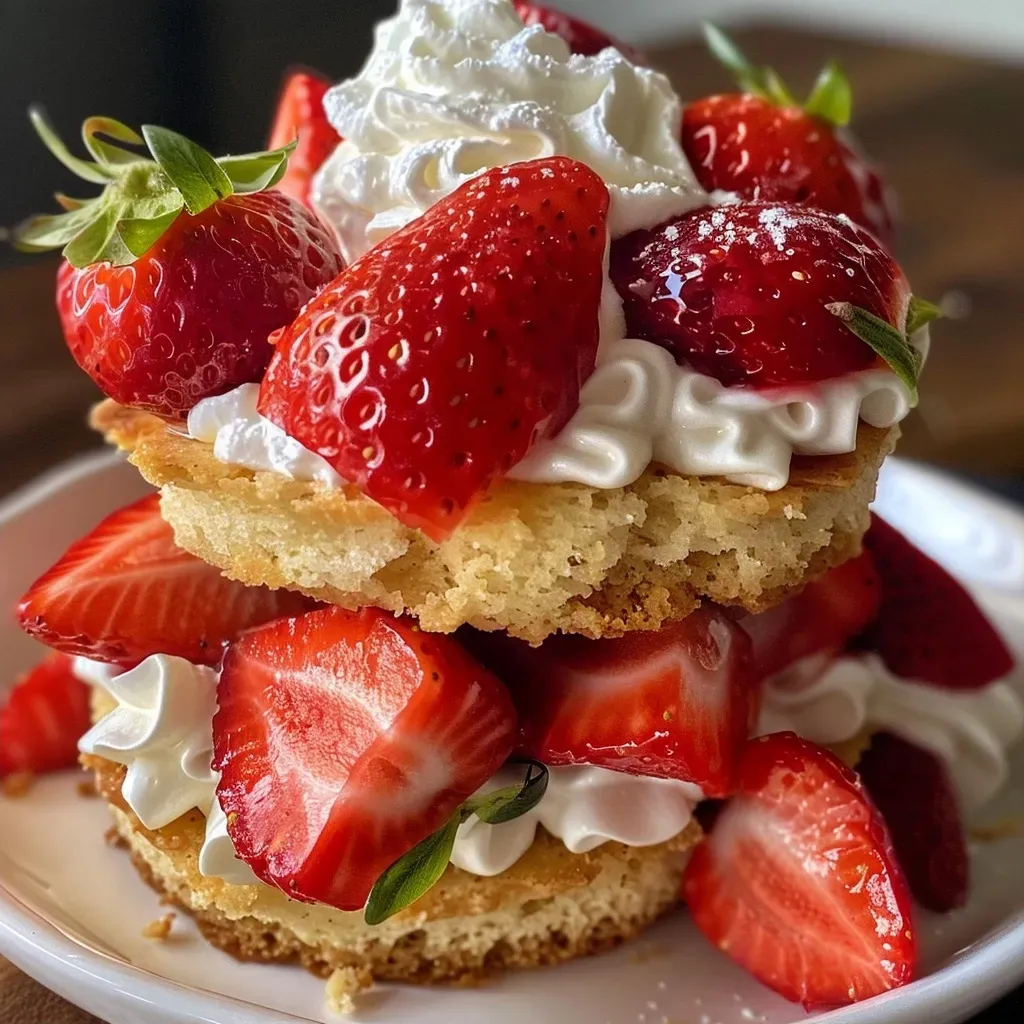 Easy Strawberry Cake Shortcake Cups