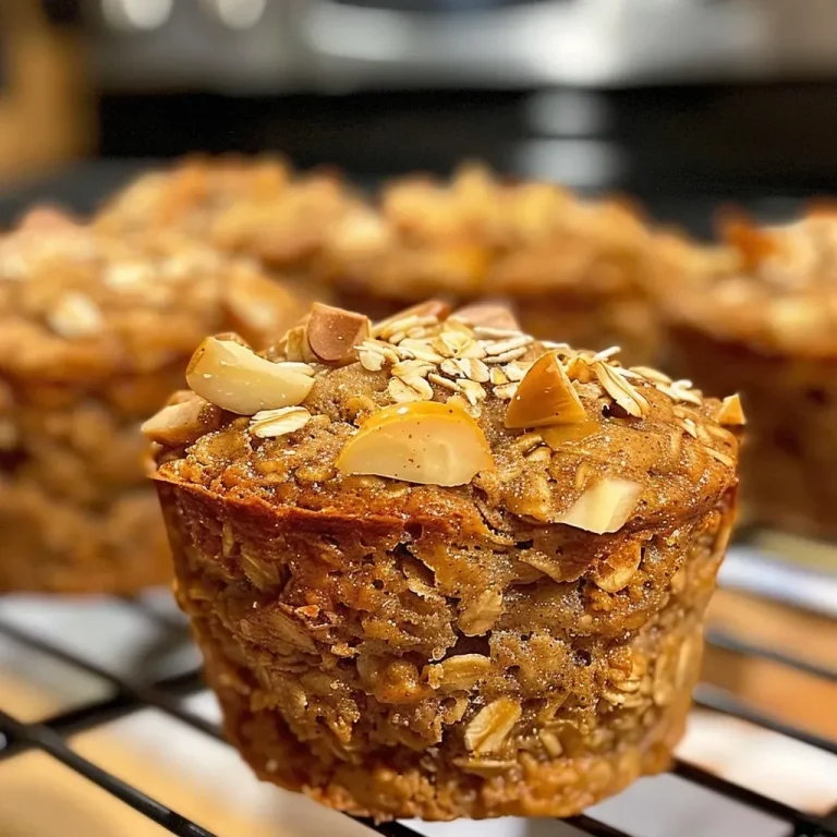 Healthy Banana Oat Breakfast Muffins