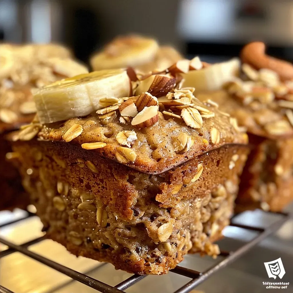 Healthy Banana Oat Breakfast Muffins