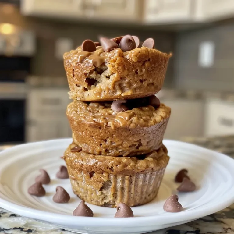 Healthy Peanut Butter Banana Muffins