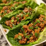 Healthy Teriyaki Chicken Lettuce Wraps
