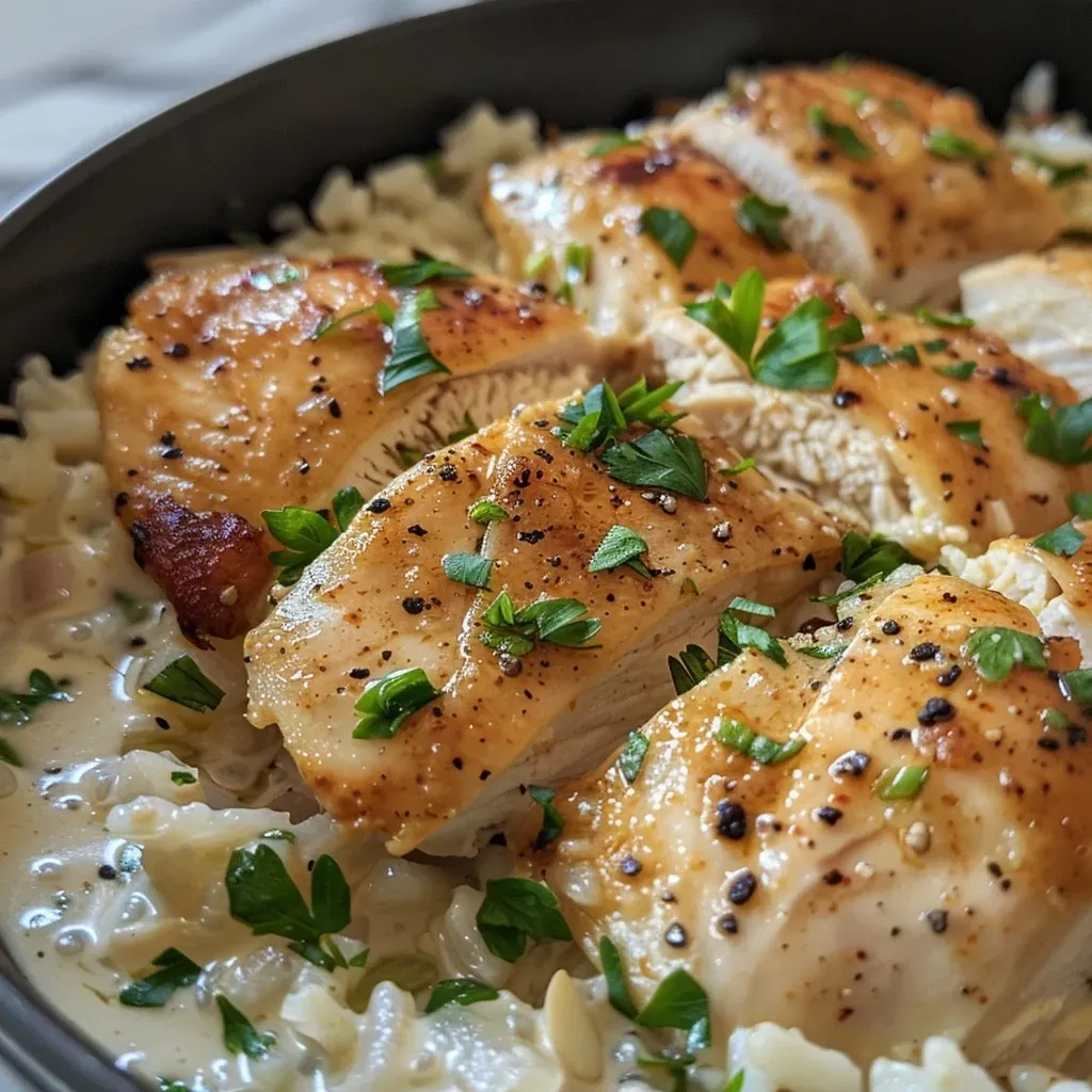 High Protein Creamy Cajun Chicken & Rice