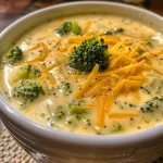 Keto Creamy Broccoli Cheddar Soup