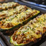 Keto Lasagna Zucchini Boats
