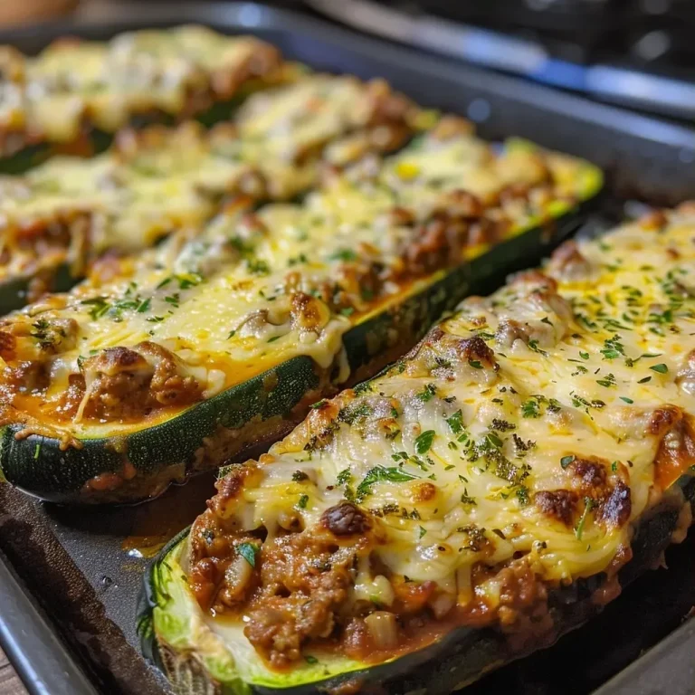Transform Dinner with These Easy Keto Lasagna Zucchini Boats Keto Lasagna Zucchini Boats