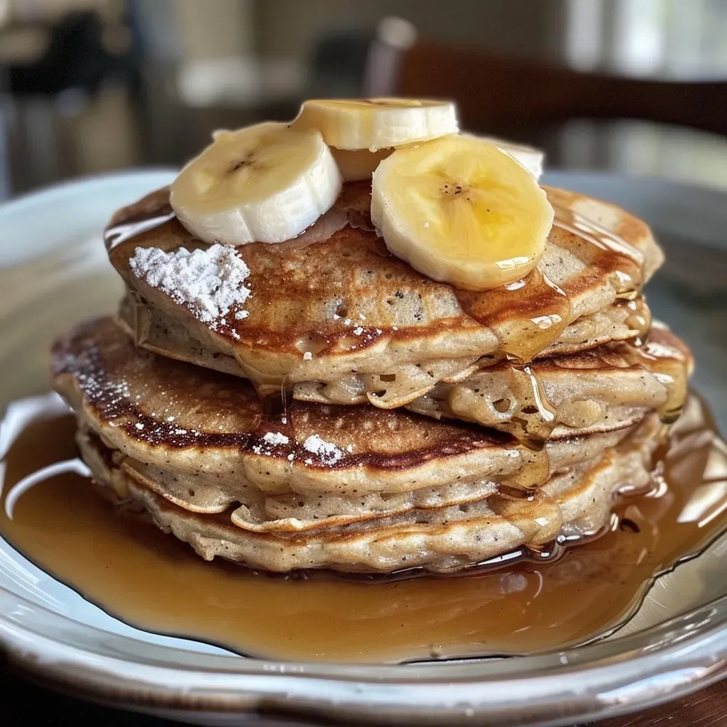 Oatmeal Protein Pancakes | Banana Whey And Oats