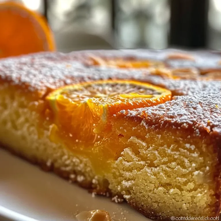 Brighten Your Day with This Simple Sicilian Orange Cake Recipe Sicilian Orange Cake