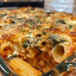 Spinach and Ricotta Pasta Bake Recipe