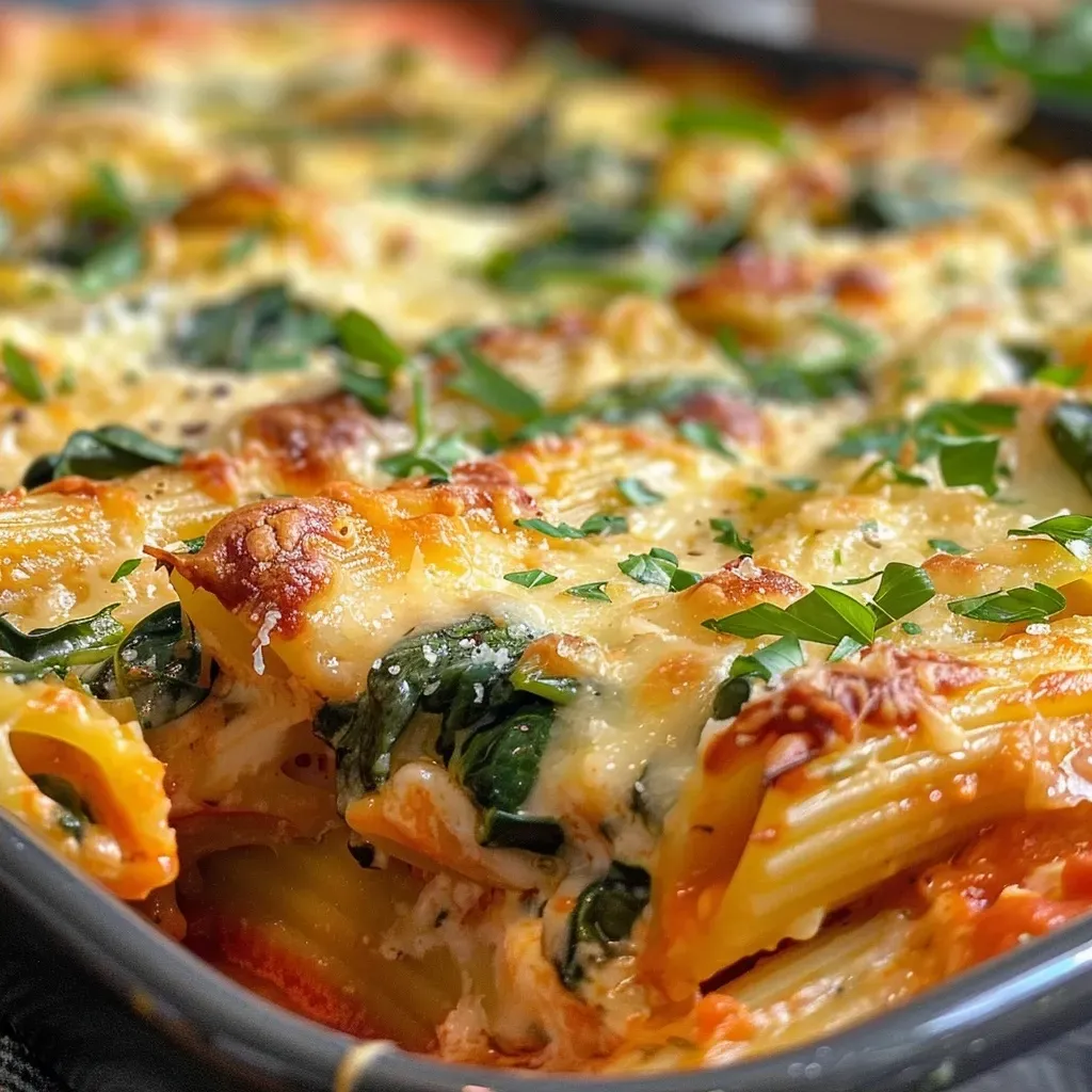 Spinach and Ricotta Pasta Bake Recipe